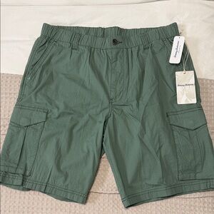 Tommy Bahama Olive Cargo Shorts for Men